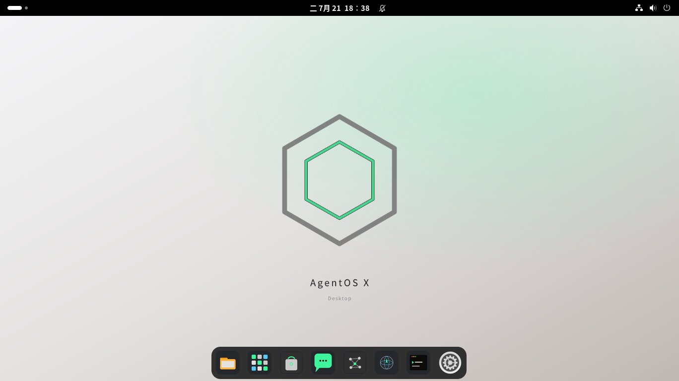 AgentOS X Desktop cold start